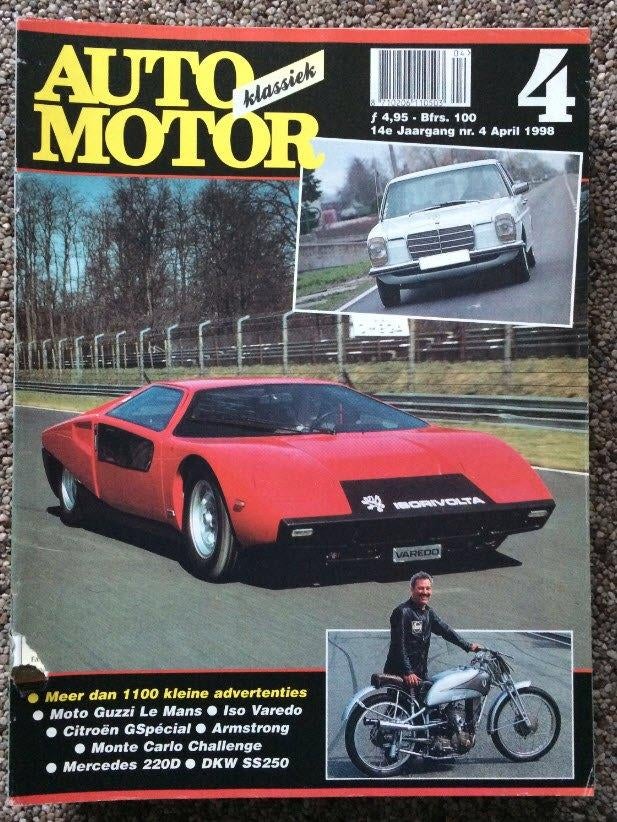AMK: Moto Guzzi Le Mans, DKW SS250, Mercedes 220, Citroen GS, Boeken, Auto's | Folders en Tijdschriften, Zo goed als nieuw, Algemeen
