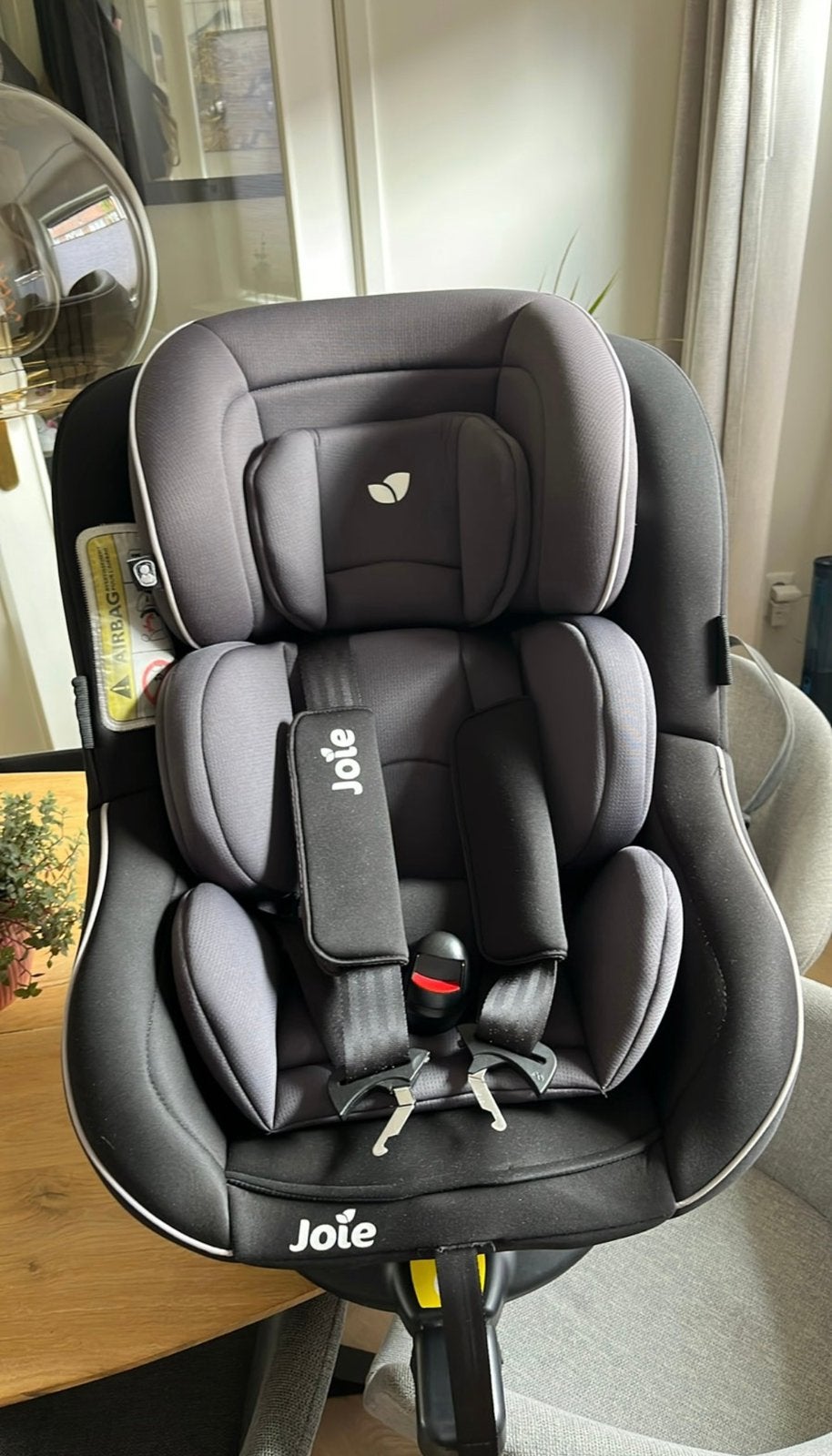 Mooie Joie Spin 360 autostoel (Isofix), 0 t/m 18 kg, Verstelbare rugleuning, Zo goed als nieuw, Isofix