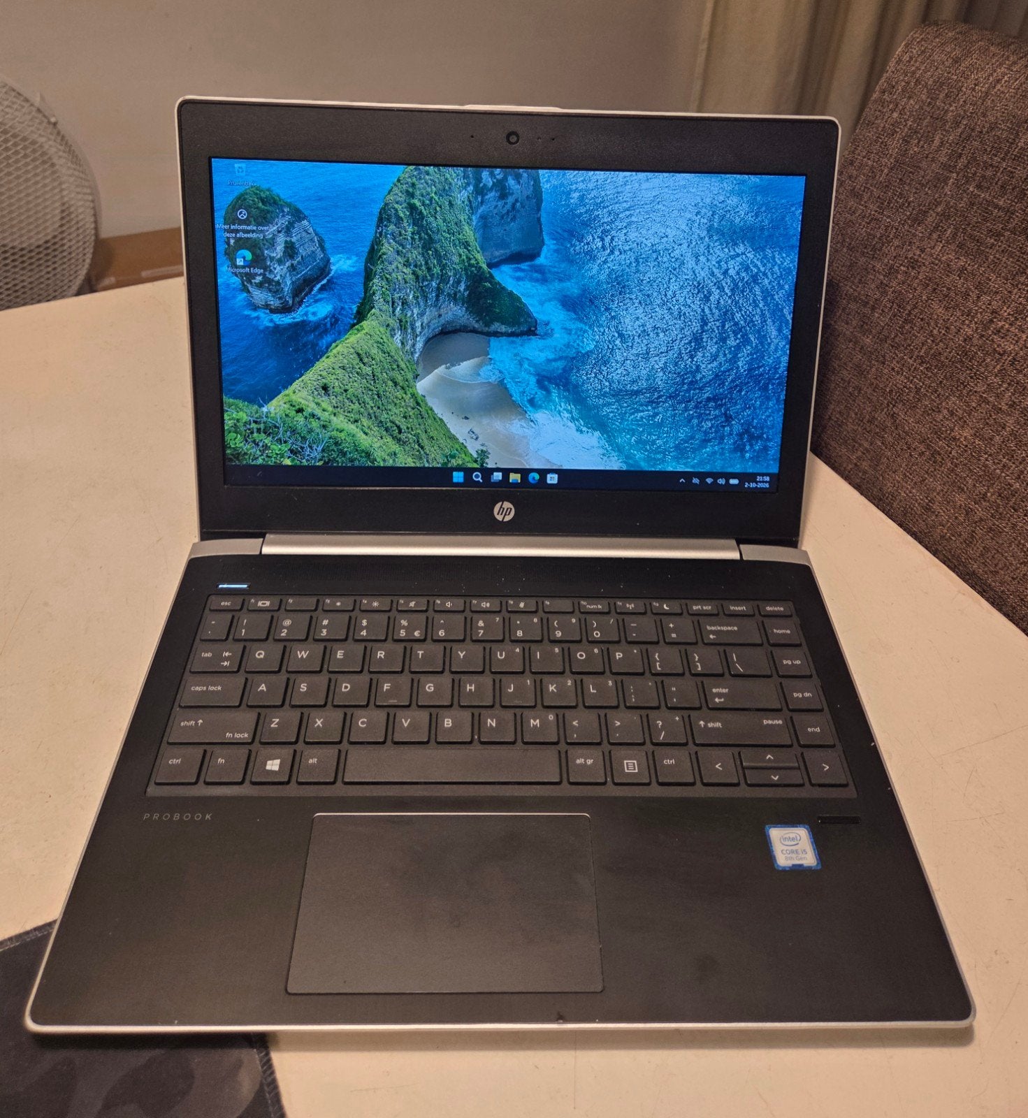 laptop Hp Probook 430 G5 - i5 - Ssd - 8 GB - 13 Inch, Computers en Software, 256 GB, Qwerty, HP ProBook, 8 GB