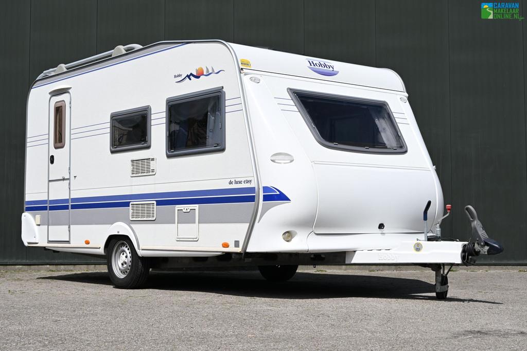 Hobby De Luxe Easy 440 SF, Caravans en Kamperen, Caravans, Hobby, Bedrijf, Kachel, 5 tot 6 meter