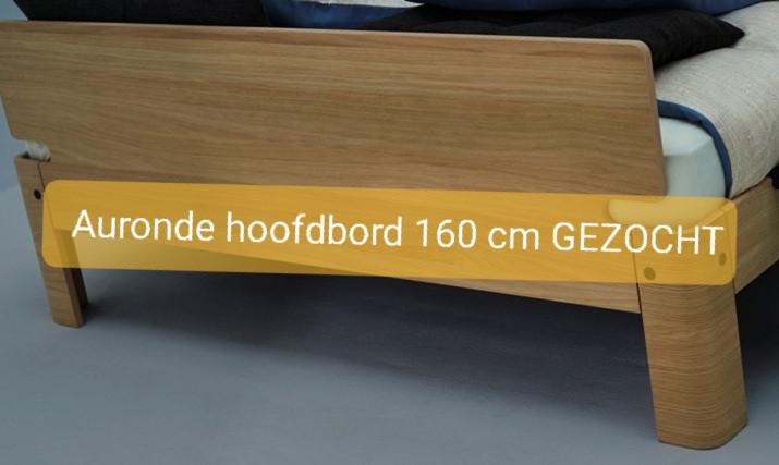 GEZOCHT Auping auronde hoofdbord 160cm (+ omruil voor plank), Ophalen, Overige kleuren, Tweepersoons, Zo goed als nieuw