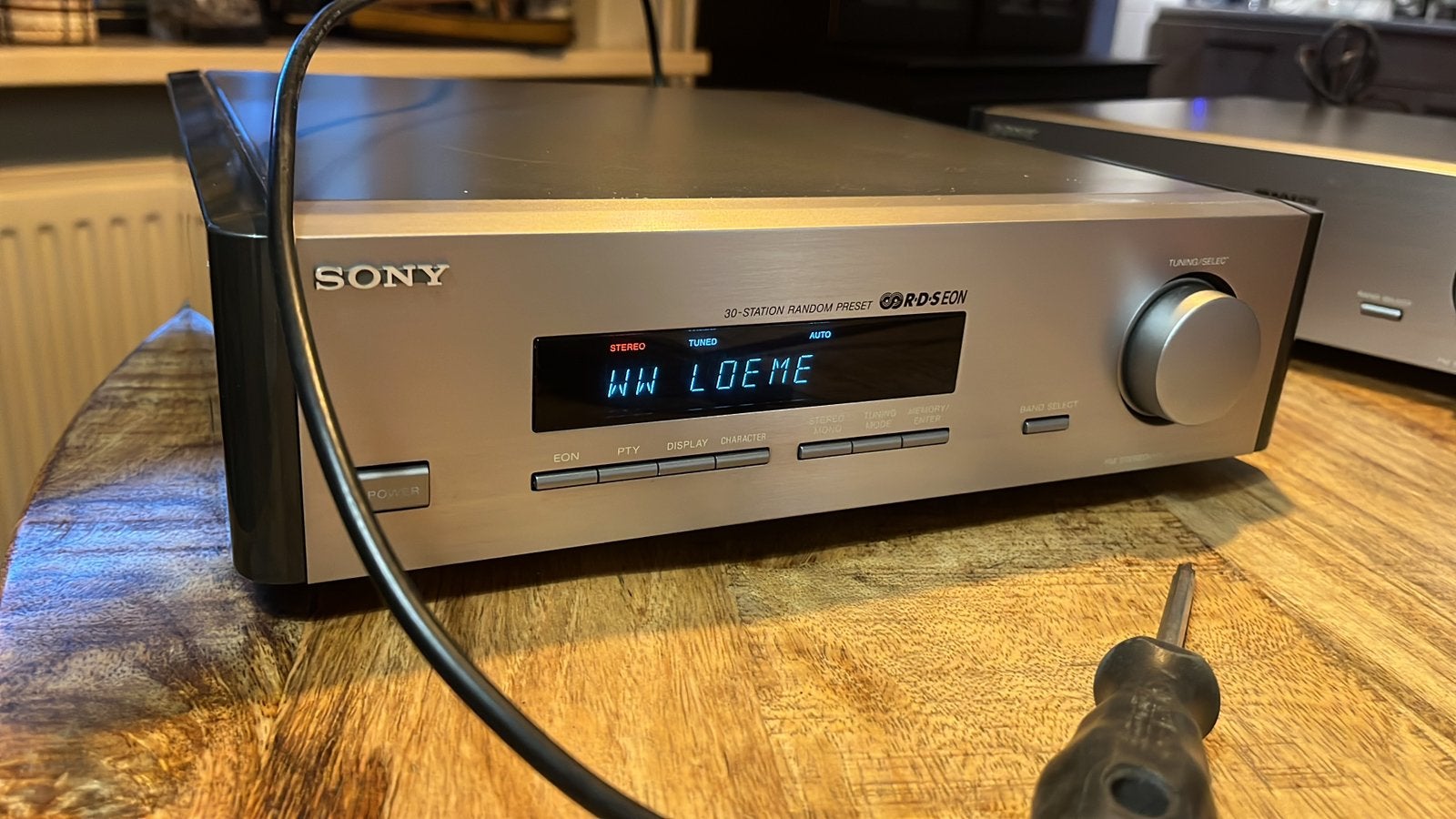 Sony RDS FM Tuner ST-S1 Scala, Audio, Tv en Foto, Ophalen of Verzenden, Zo goed als nieuw