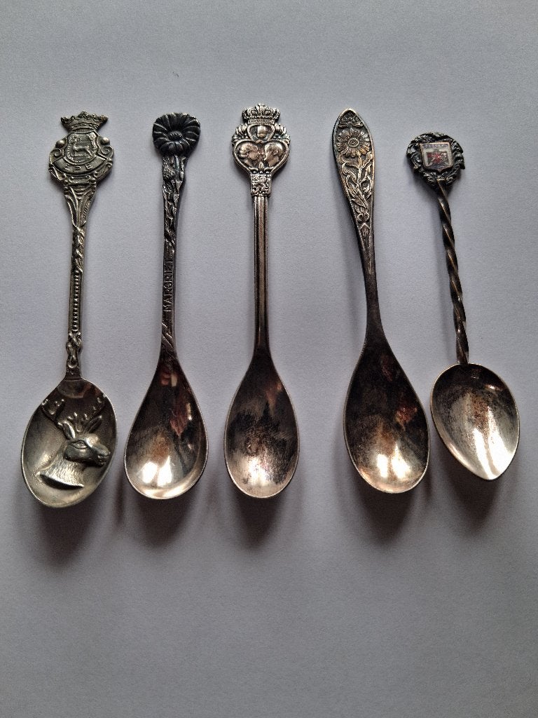 Lotje - diverse antieke theelepels, Ophalen of Verzenden