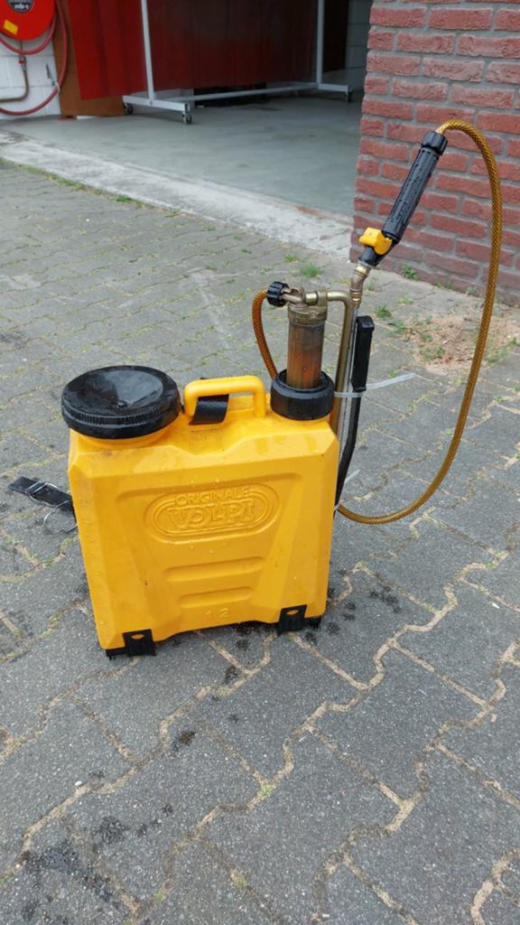 Reiniging spuit, Ophalen, Onkruidbestrijding