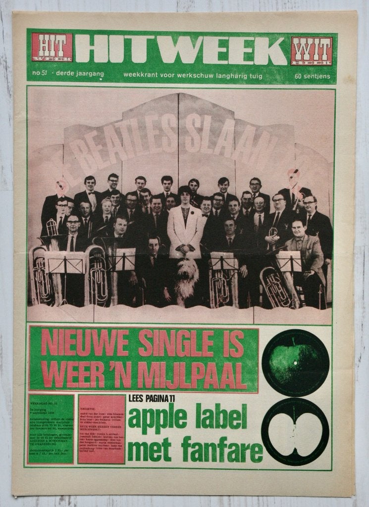 Hitweek nr 51 - 6 september 1968, Ophalen of Verzenden, Gelezen, Muziek, Film of Tv
