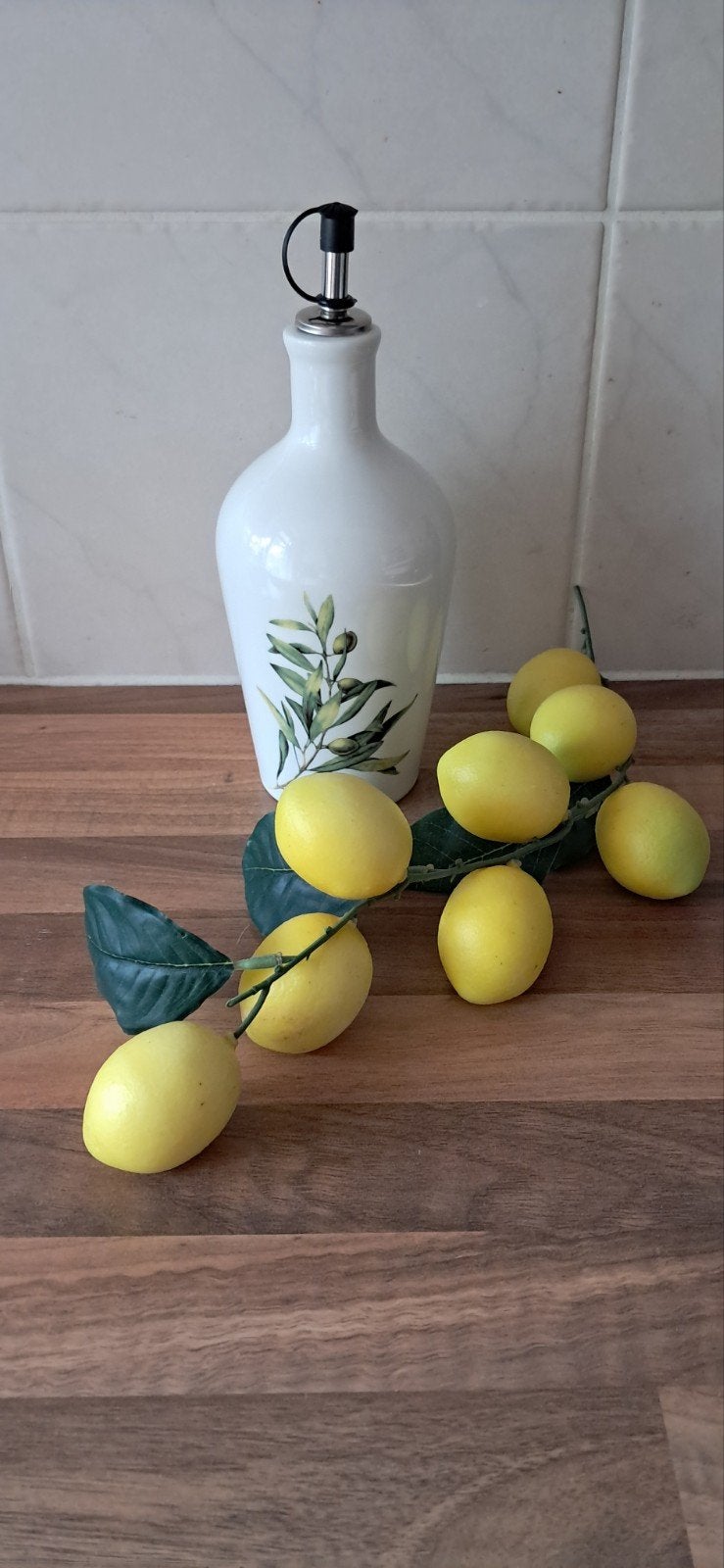 Costa d'Oro Olijfolie Fles met Schenktuit - Nieuw, Overige typen, Nieuw, Ophalen of Verzenden, Steen/keramiek