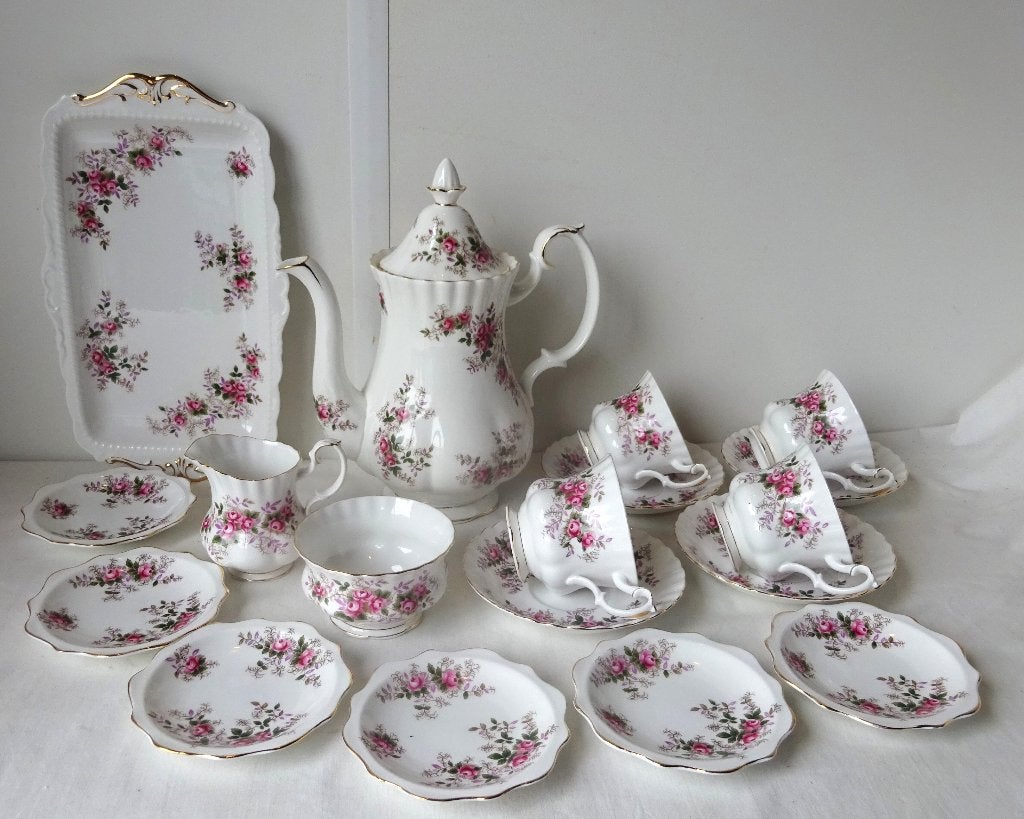Koffieservies van Royal Albert Lavender Rose, Ophalen of Verzenden
