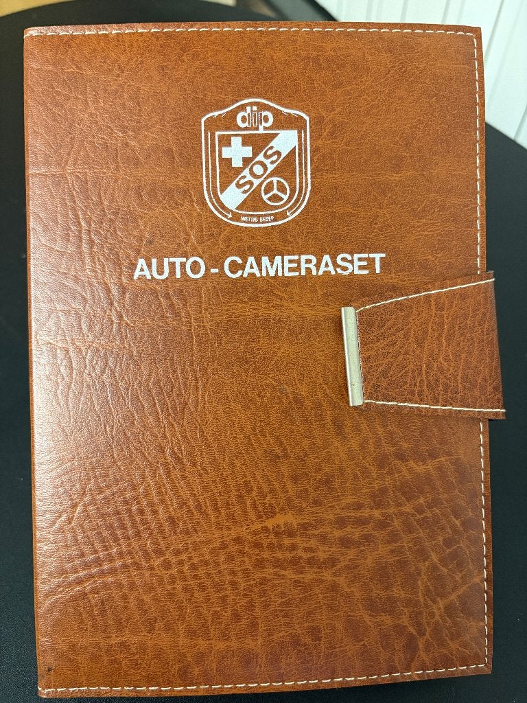 Zeldzame Mercedes Auto‑Cameraset – compleet  (jaren ’70–’80), Ophalen of Verzenden, Zo goed als nieuw