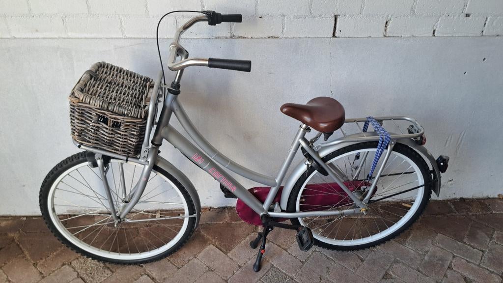 Mooie grijze Cortina U4 transportfiets – 26 inch, Ophalen, Terugtraprem, Gebruikt, Cortina U4 Transport
