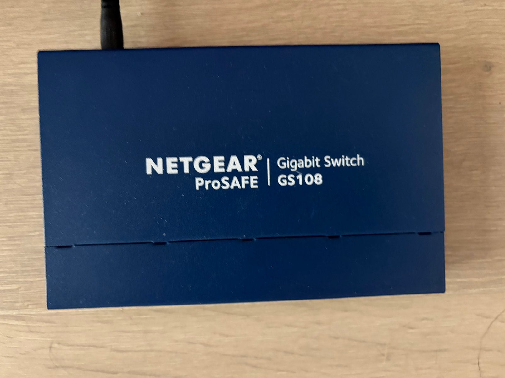 Netgear Prosafe gigabit switch gs108, Ophalen, Gebruikt