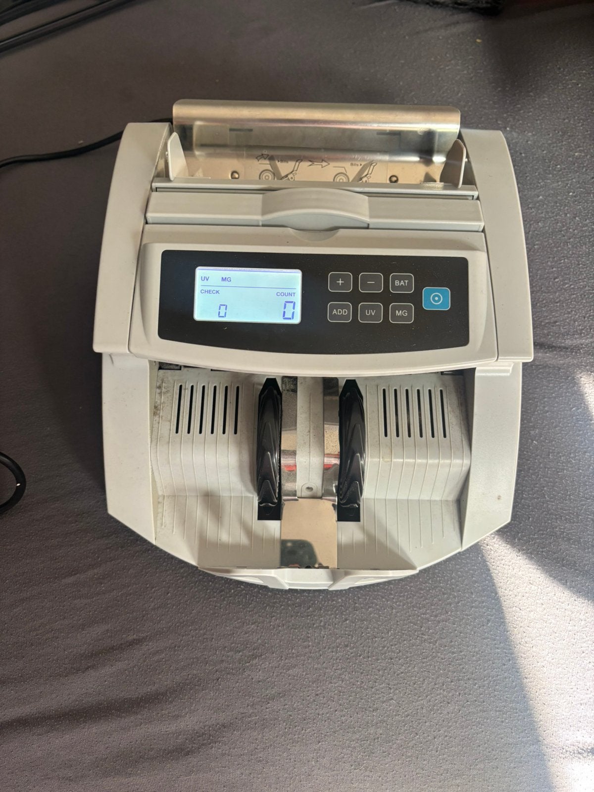 Geld telmachine, Ophalen