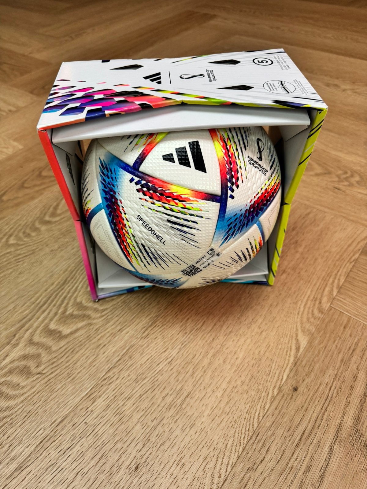 Officiele Matchball Al Rihla WK 2022 Quatar, Maat XL, Ophalen of Verzenden, Nieuw, Bal