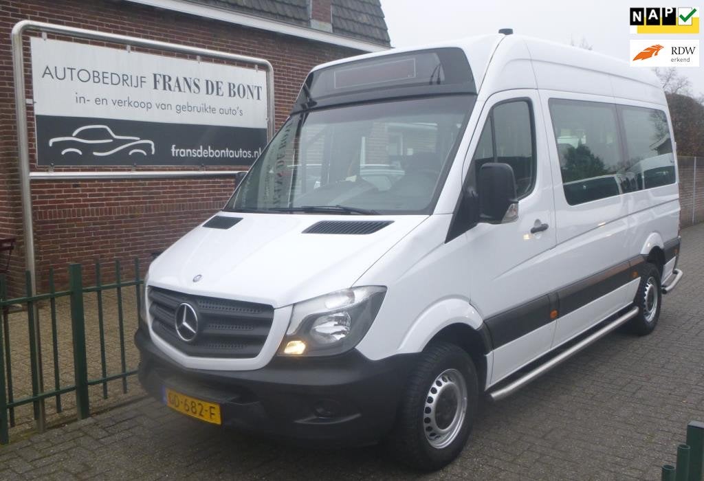 Mercedes-Benz Sprinter 313 2.2 CDI 366 AIRCO E6 € 7500 EX, Auto's, Automaat, Gebruikt, 7 stoelen, Wit