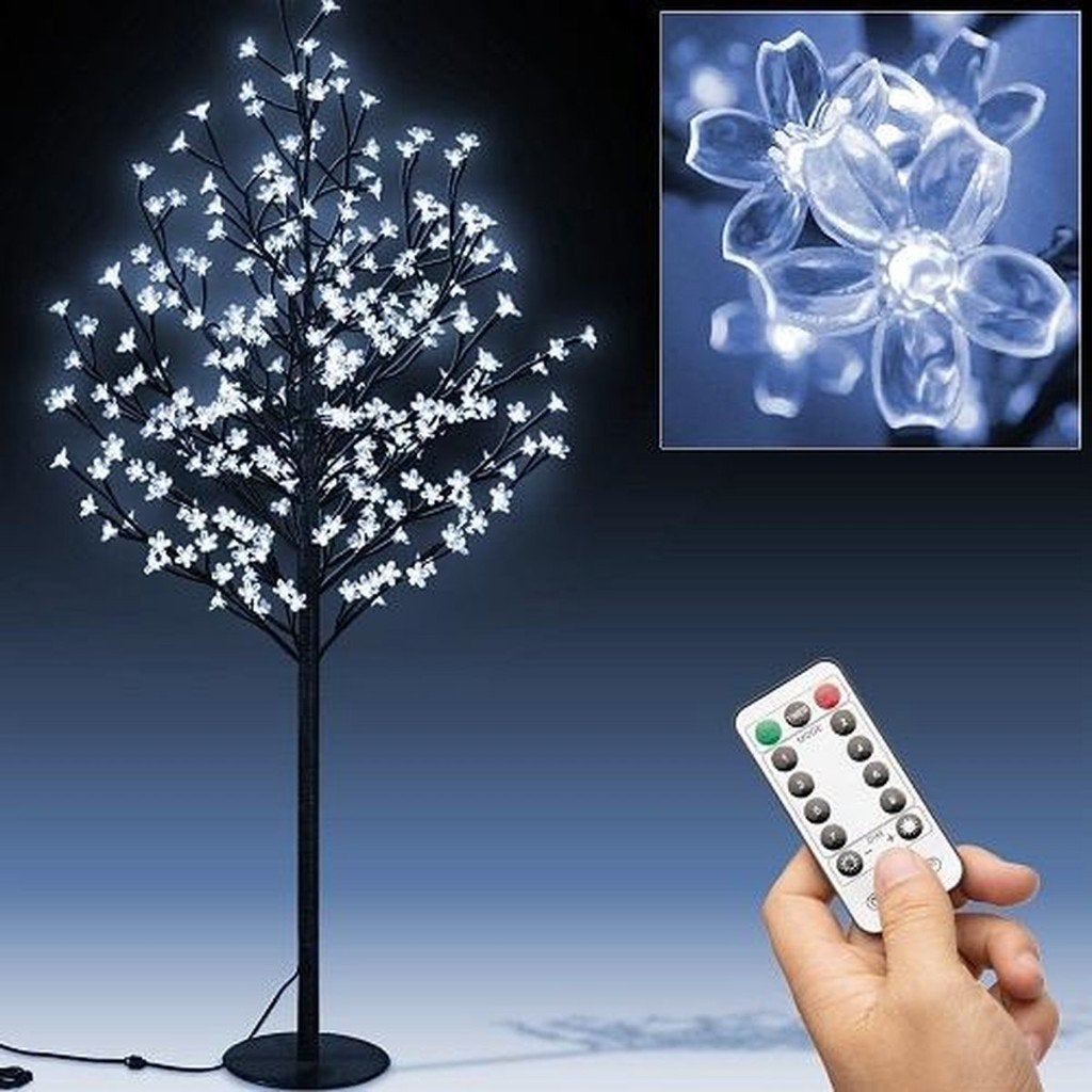 Kerstbloesem - Kerstboom -Kerstversiering,blauwe verlichting, Diversen, Kerst, Ophalen of Verzenden, Nieuw