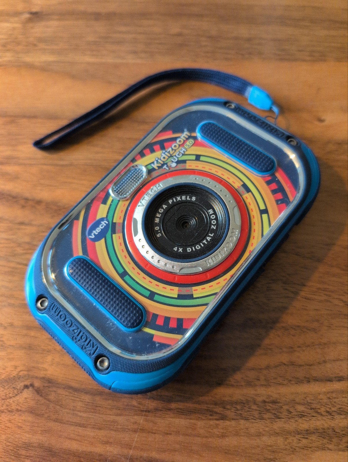 VTech Kidizoom Touch 5.0 Kindercamera - Blauw, Gebruikt, Ophalen of Verzenden, Overige Merken, Geen optische zoom