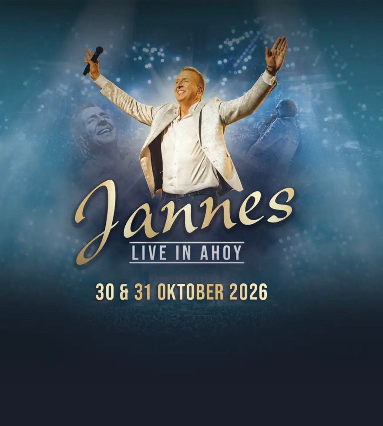 2 zitplaatsen 1e ring op 30 oktober. Jannes live in Ahoy, Tickets en Kaartjes, Twee personen, Oktober