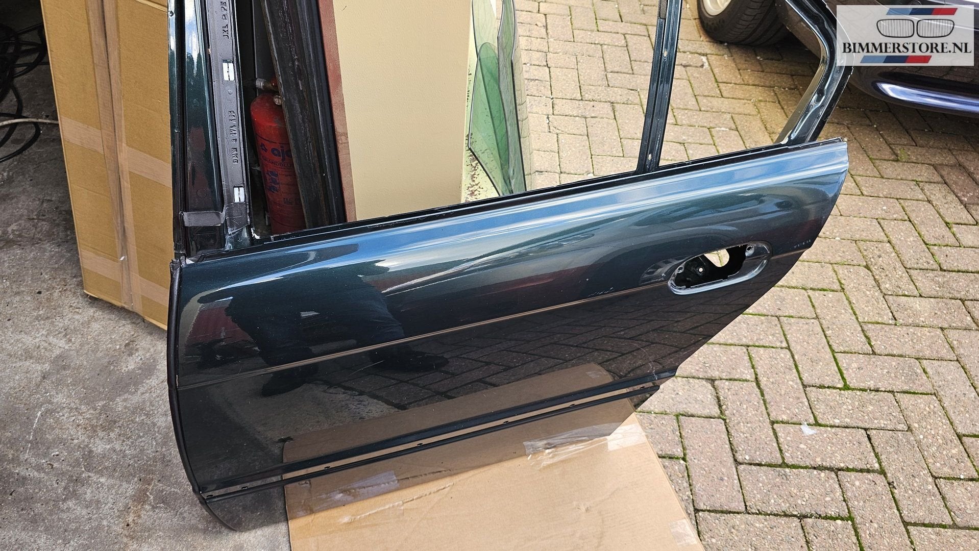 Deur portier links achterzijde BMW 7 serie E38  41528223885, Gebruikt, -, Deur, Ophalen of Verzenden