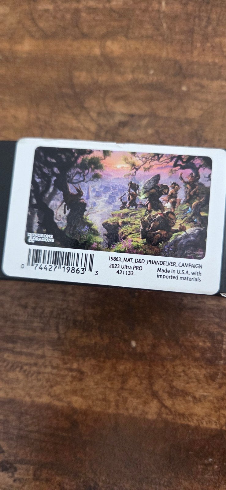 D&D Phandelver Campagne Playmat - Ultra PRO, Ophalen of Verzenden, Nieuw, Sleeves of Kaarthoesjes