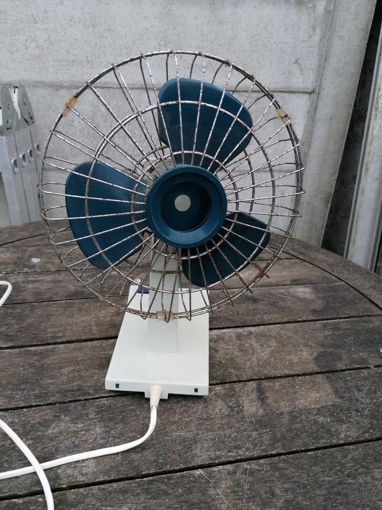 Vintage tafel ventilator Itho, Ophalen of Verzenden, Gebruikt, Tafelventilator