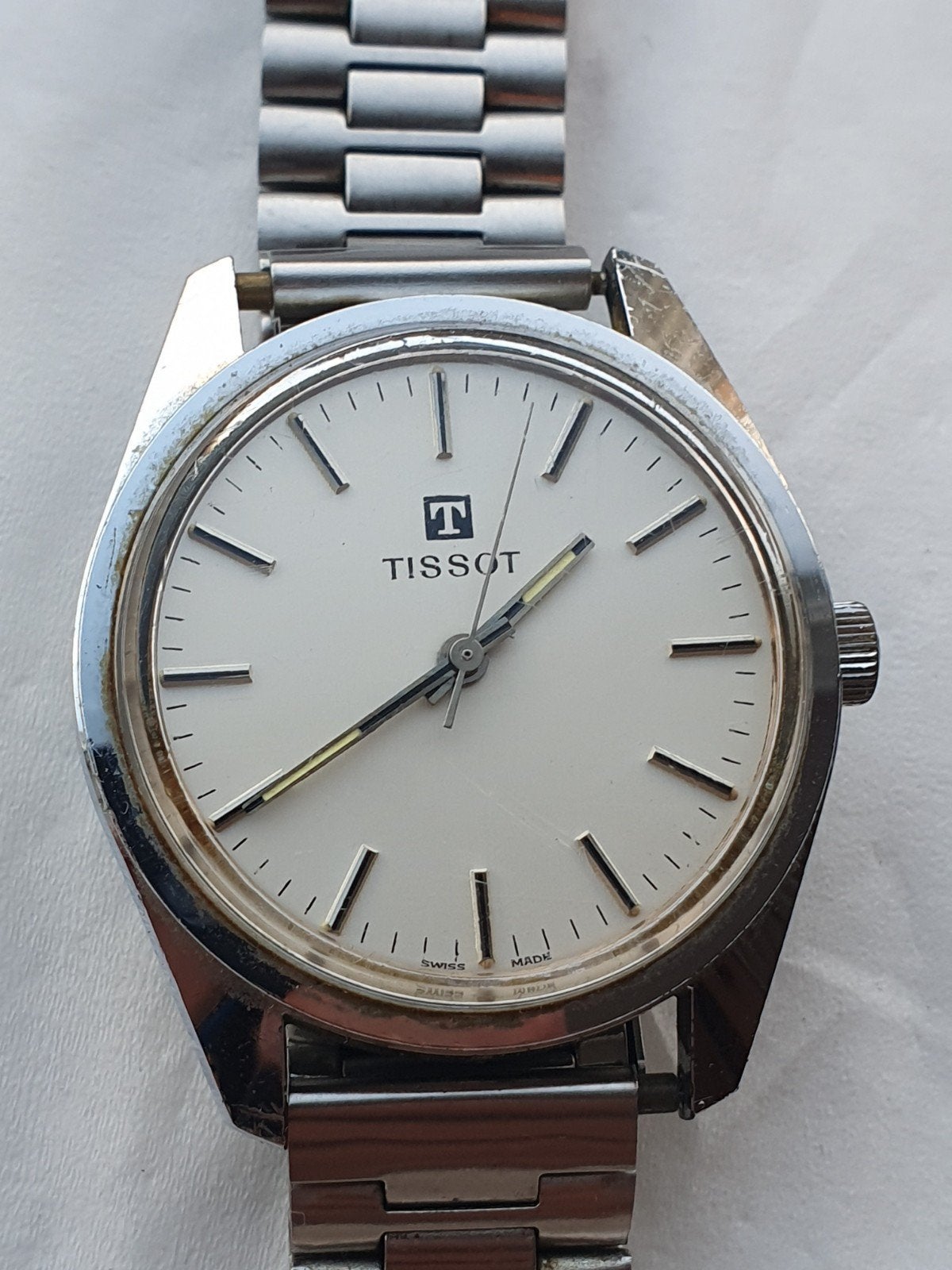 Tissot Seastar Mechanisch Horloge - Klassiek & Werkend, Sieraden, Tassen en Uiterlijk, Staal, Met bandje, Verzenden, Tissot