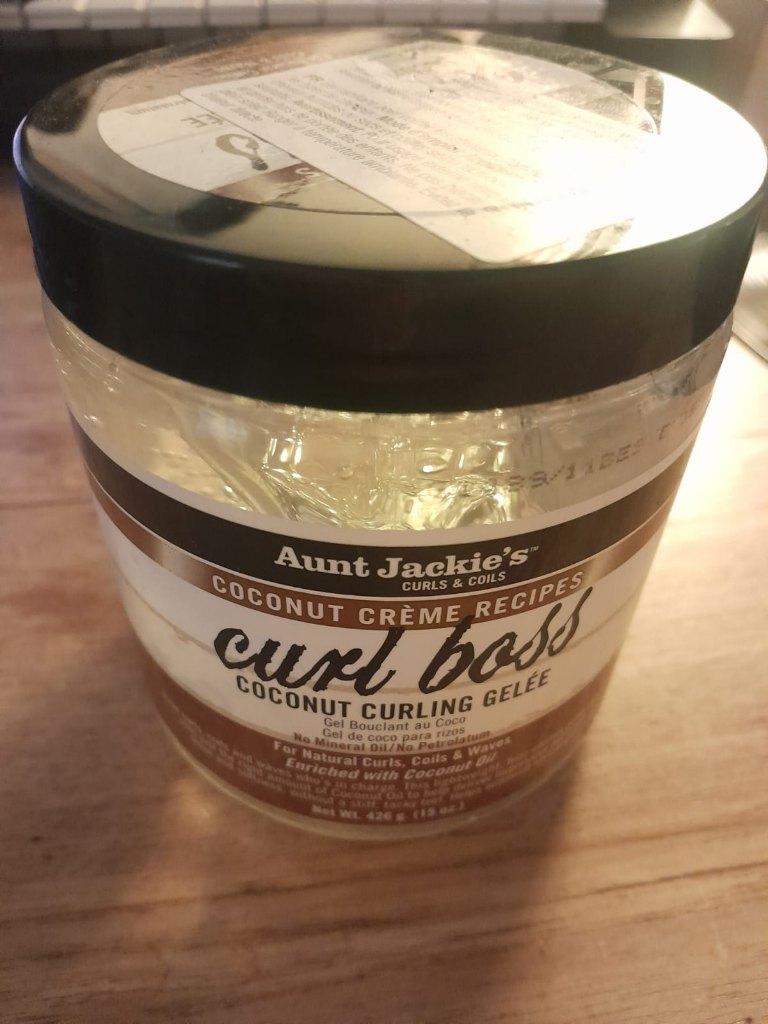 Aunt Jackie's Curl Boss Coconut Curling Gelée, Ophalen, Gebruikt, Krultang of Stijltang