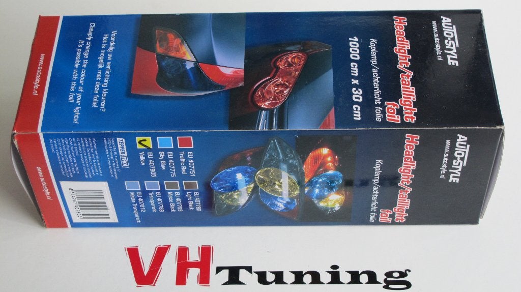 Autostyle EU 407805 Koplamp/achterlicht folie Geel, Ophalen of Verzenden