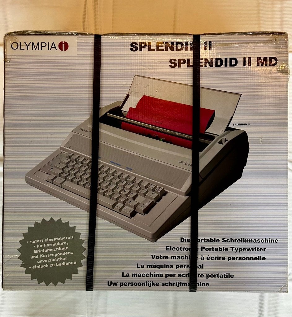 Olympia Splendid II Typemachine - originele verpakking, Diversen, Ophalen of Verzenden, Nieuw