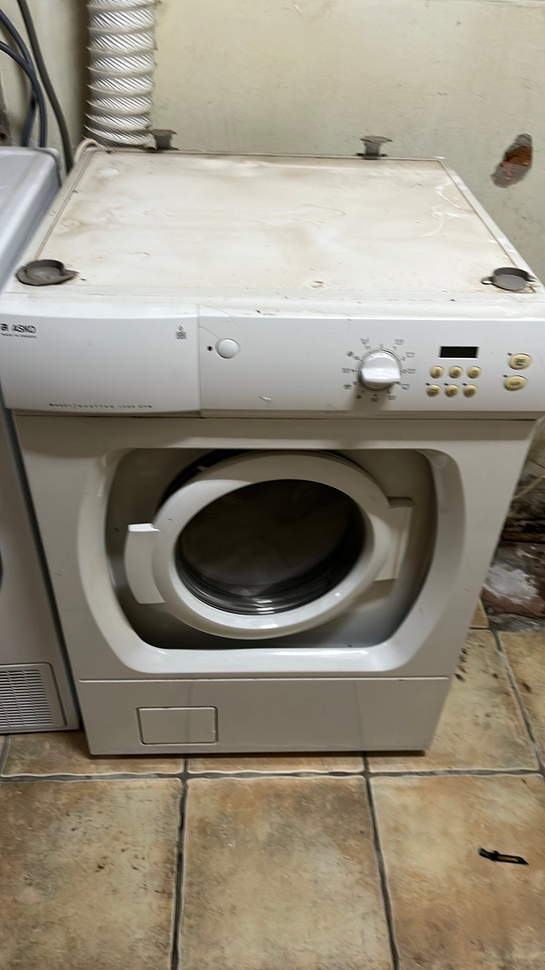 Wasmachine asko, Ophalen, Gebruikt, 1200 tot 1600 toeren, 85 tot 90 cm