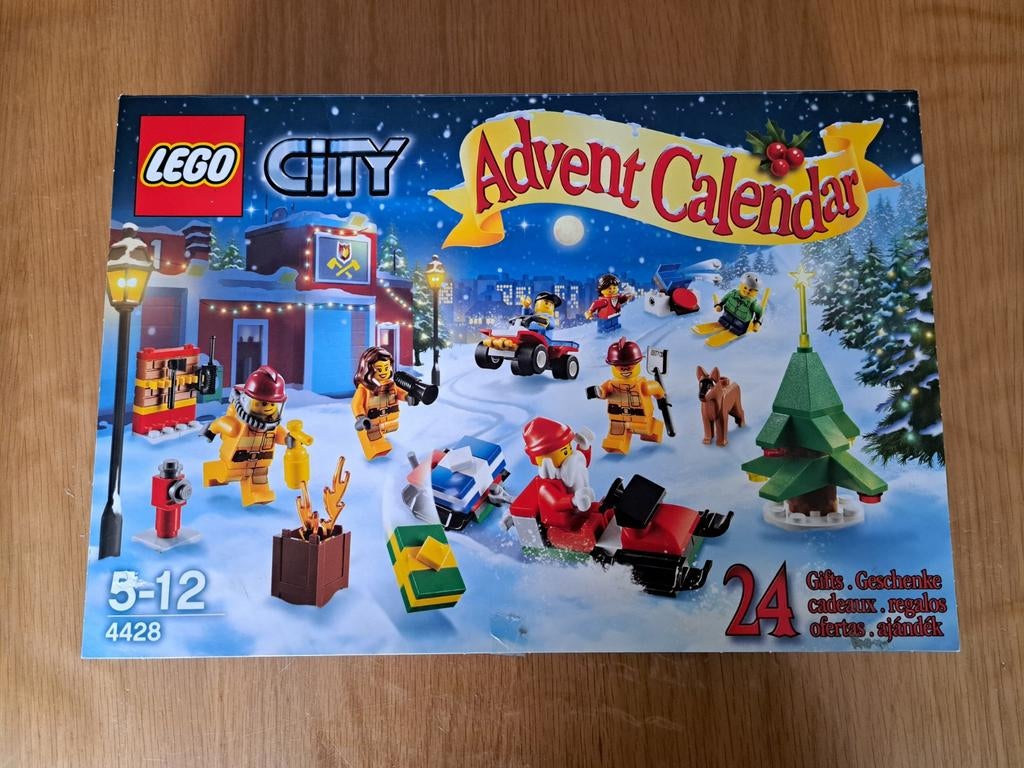 Lego City Adventskalender 4428 compleet, Ophalen of Verzenden, Gebruikt, Overige typen