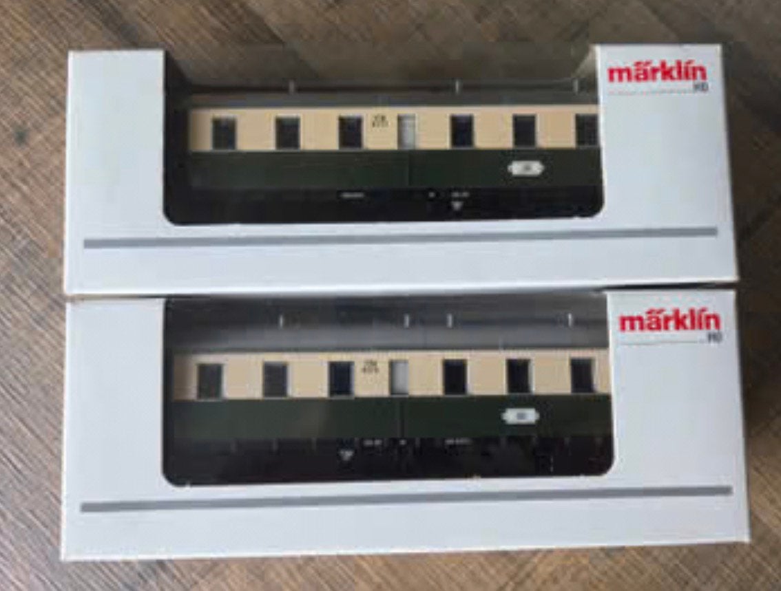 🚂 Marklin 94551 & 94559 setje van de VSM, Wisselstroom, Wagon, Ophalen of Verzenden, Zo goed als nieuw