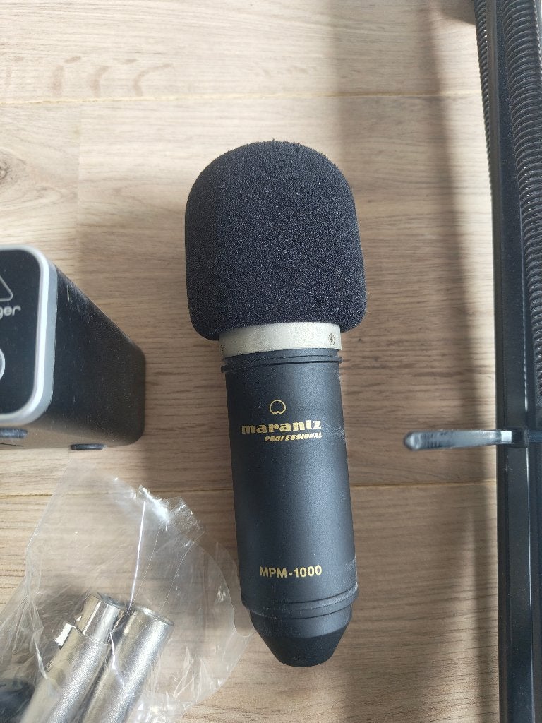 marantz mpm1000 microfoon en aanverwante, Muziek en Instrumenten, Ophalen of Verzenden, Gebruikt, Studiomicrofoon
