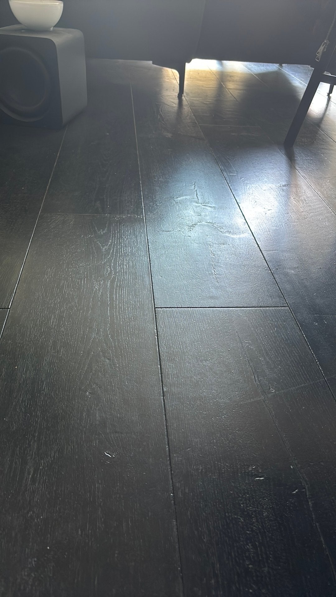 Quick-Step Capture SIG4755 Eik Geverfd Zwart laminaat, Ophalen, Gebruikt, 50 tot 150 cm, 10 m² of meer