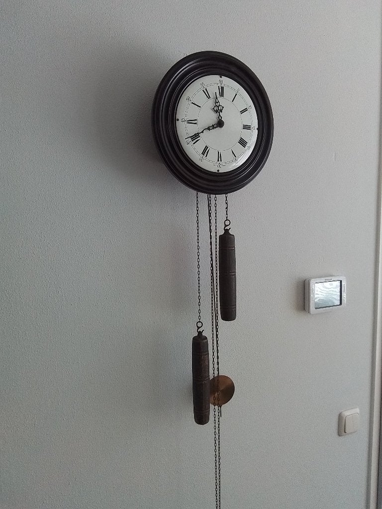 Hangklok, Ophalen of Verzenden, Gebruikt, Wandklok