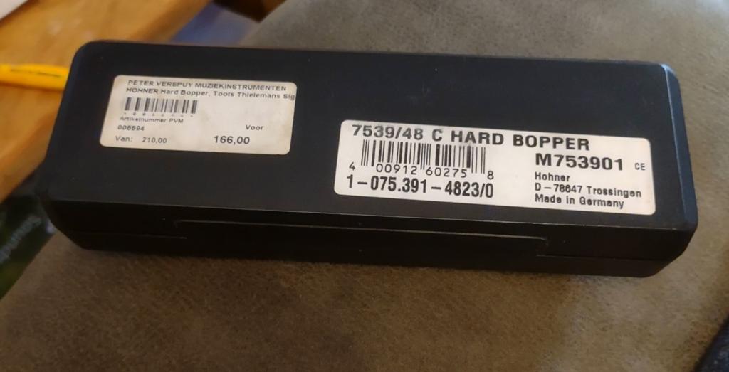 Leeg doosje voor Hohner Hard Bopper mondharmonica, Muziek en Instrumenten, Blaasinstrumenten | Mondharmonica's, Ophalen of Verzenden
