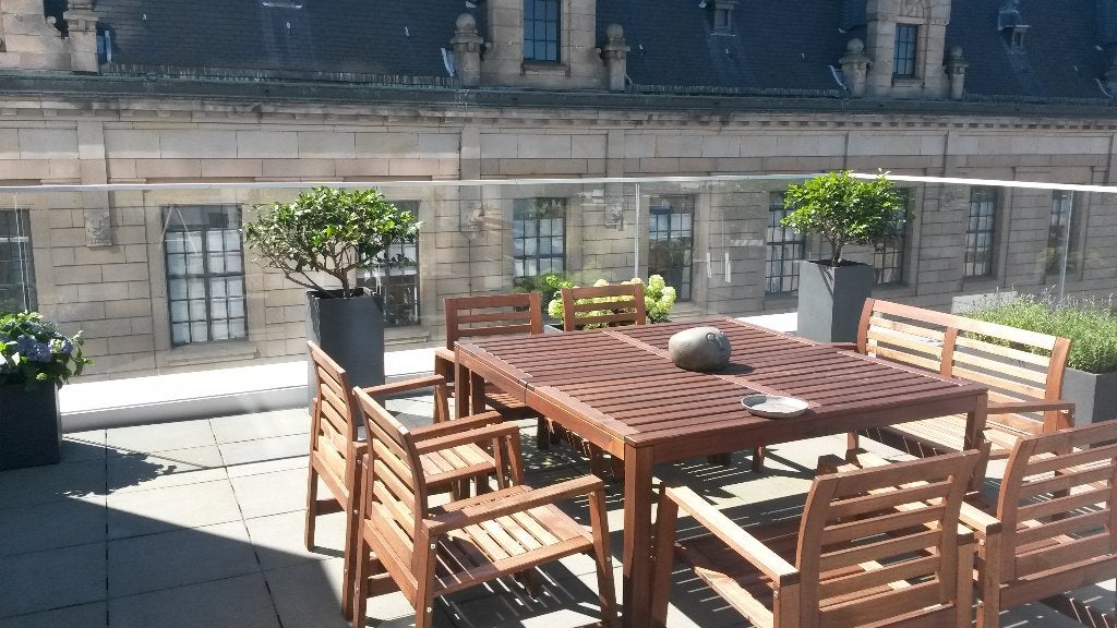 Tuinmeubels, Tuin en Terras, Ophalen, Gebruikt, Bank, 8 zitplaatsen