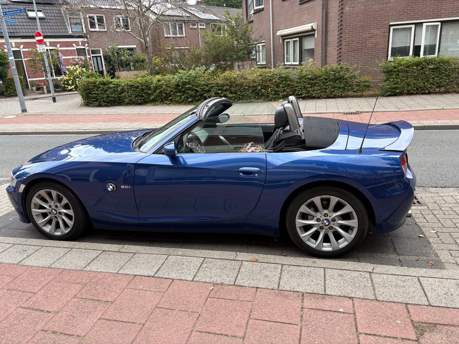 BMW Z4 2.0 I Roadster 2007 Blauw, Auto's, BMW, 13 km/l, 1995 cc, 4 cilinders, Cabriolet