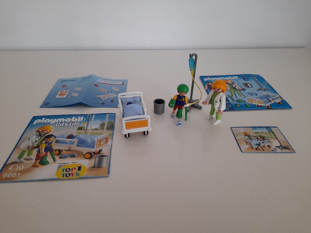 Playmobil City Life Ziekenhuiskamer met arts 6661, Ophalen of Verzenden, Zo goed als nieuw