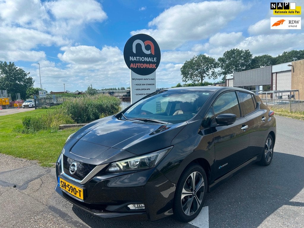 Nissan LEAF | 2018 | 2.ZERO EDITION 40 kWh | Automaat | Top, Auto's, Nissan, Gebruikt, 150 pk, Zwart, Origineel Nederlands