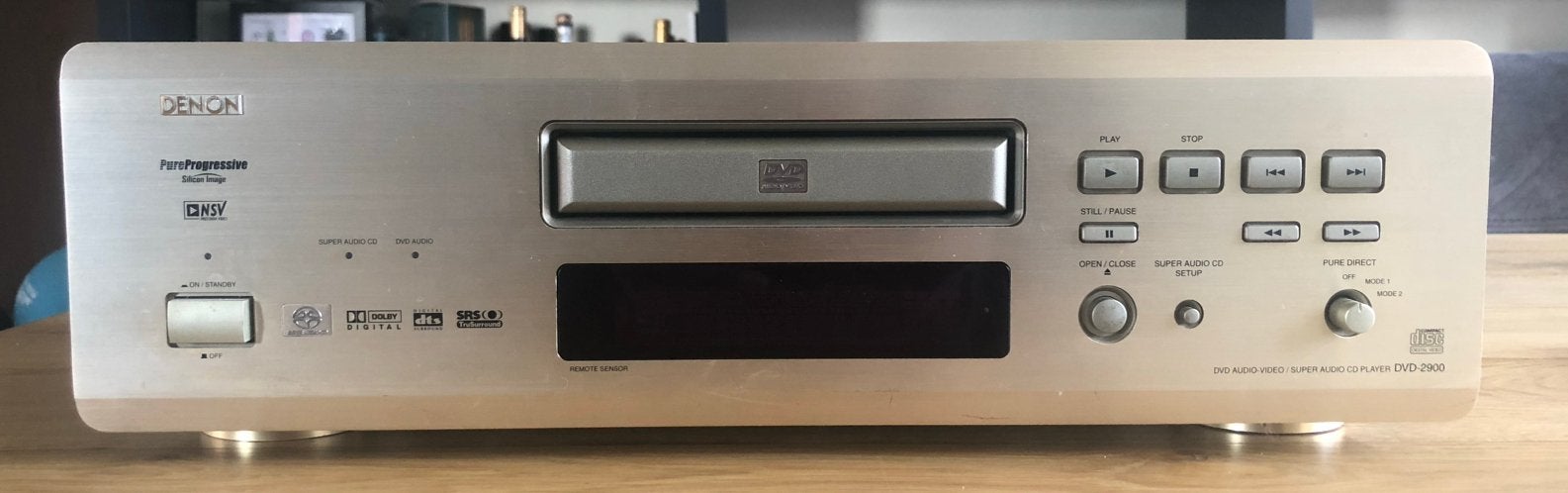 Denon DVD 2900 super audio cd dvd speler, Ophalen of Verzenden, Zo goed als nieuw, Overige merken