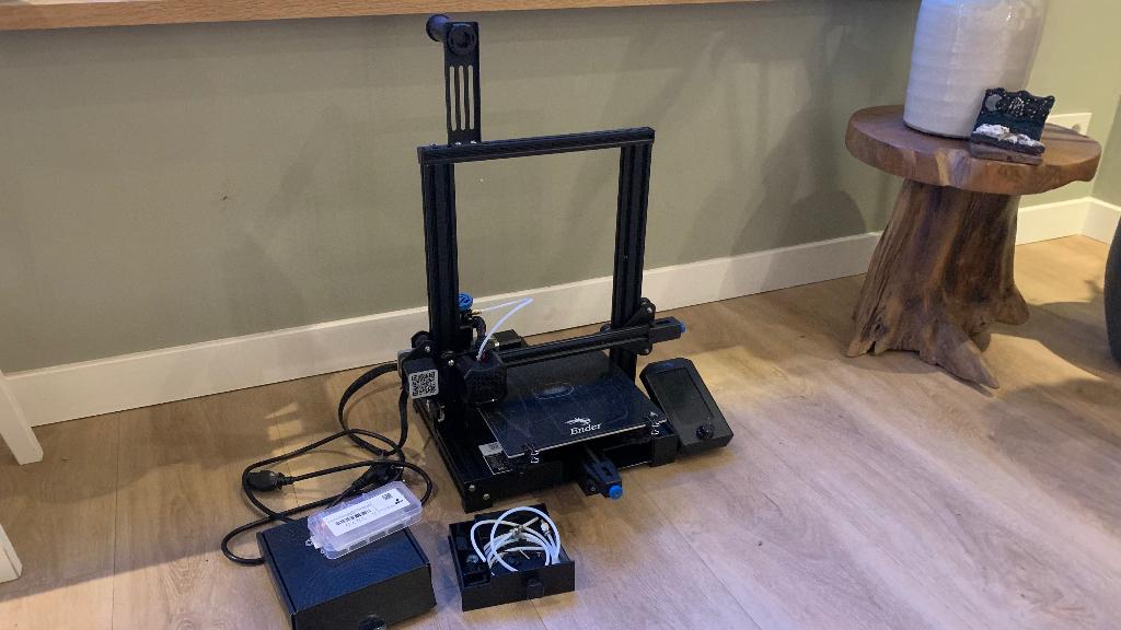 3D printer, Creality Ender 3 V2, Computers en Software, 3D Printers, Gebruikt, Filament, Ophalen