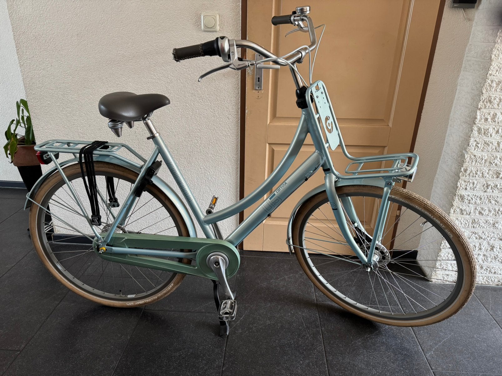 Supermooie Cortina transportfiets 28 inch izgs, 56 cm of meer, Ophalen, Trommelrem, Versnellingen