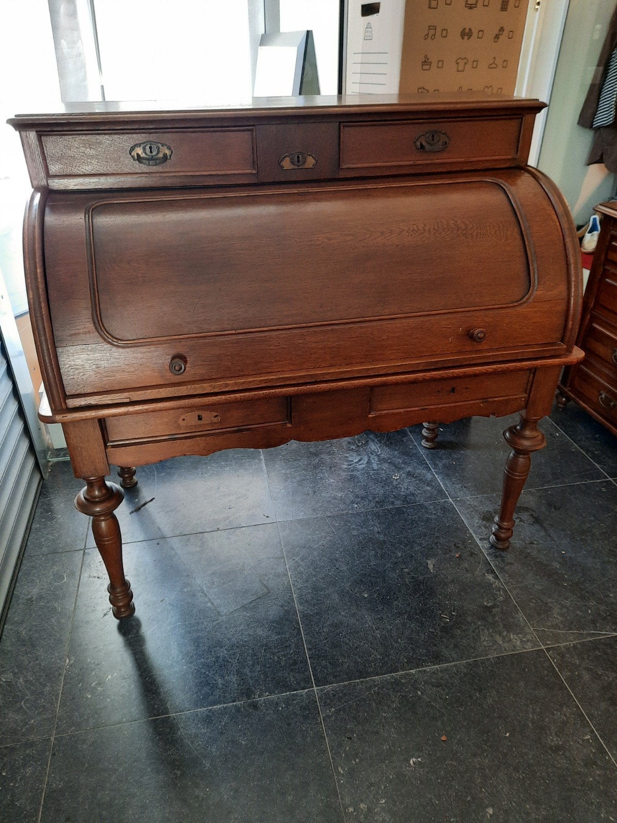 oude secretaire, oud buro, Ophalen
