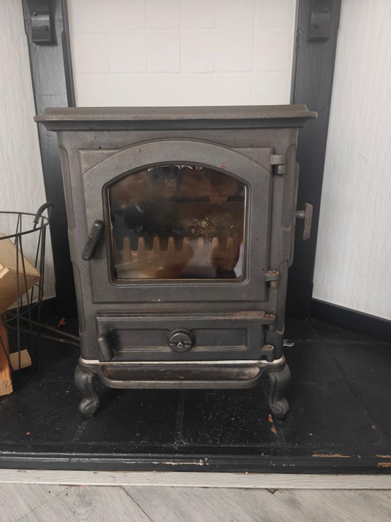 Houtkachel Laxevaags 8kw, Ophalen, Gebruikt, Hout, Houtkachel