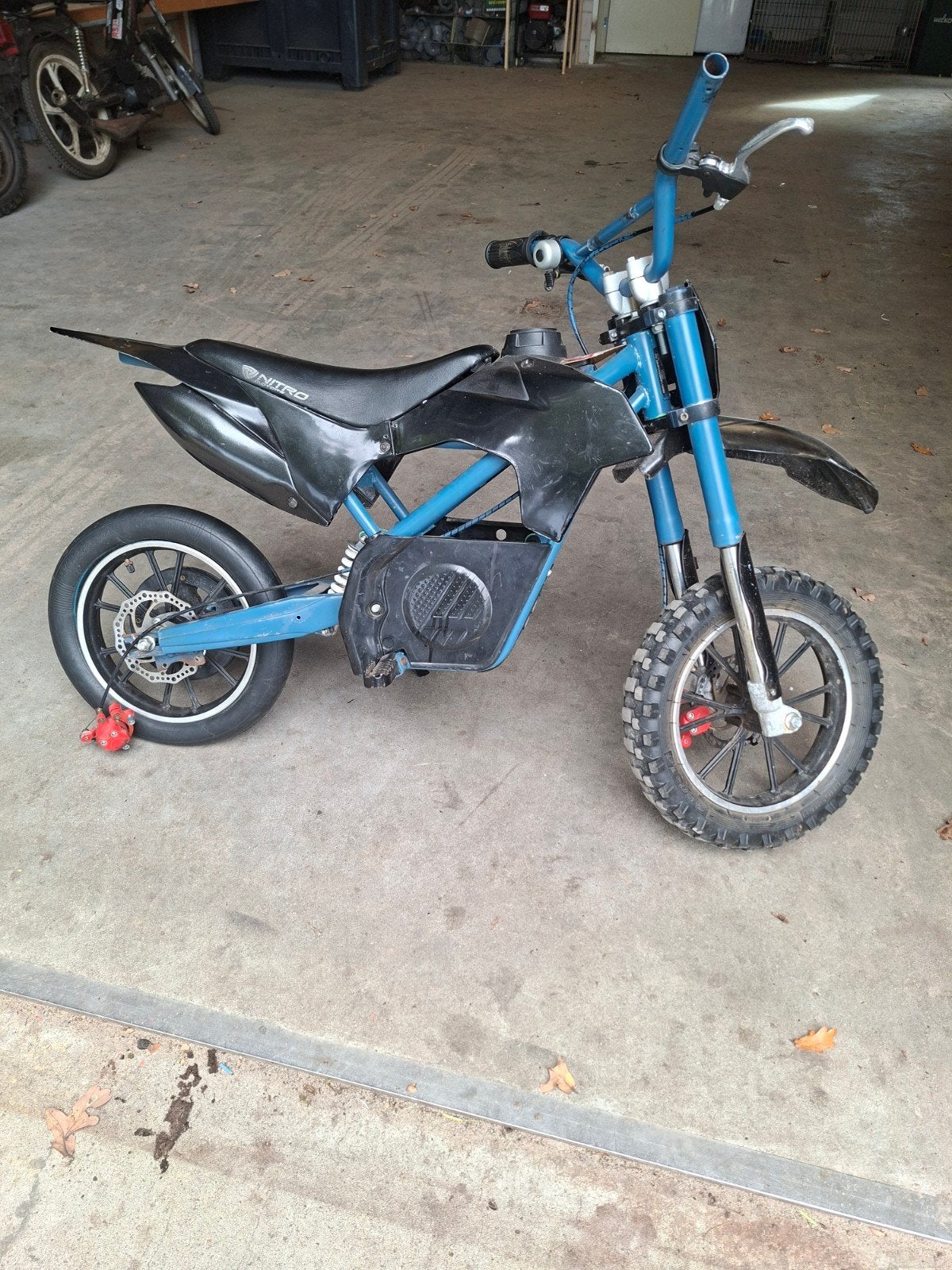 Rollend frame voor project - Pitbike/Dirtbike, Fietsen en Brommers, Ophalen, Gebruikt, Schijfrem, Pitbike