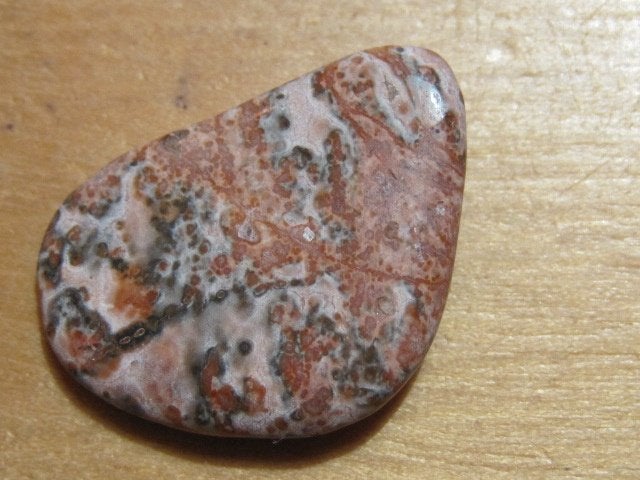 ede. 10x aparte edelsteen LUIPAARD JASPIS (4), Verzenden, Nieuw