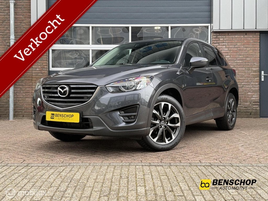 Mazda CX-5 2.0 SkyActiv-G 160 GT-M 4WD Navi Camera Trekhaak, Auto's, Mazda, Automaat, 1998 cc, Stof, Zwart