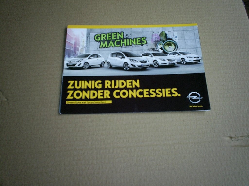 Opel Green Machines Corsa / Agila / Astra / Insignia, Verzenden, Zo goed als nieuw, Opel