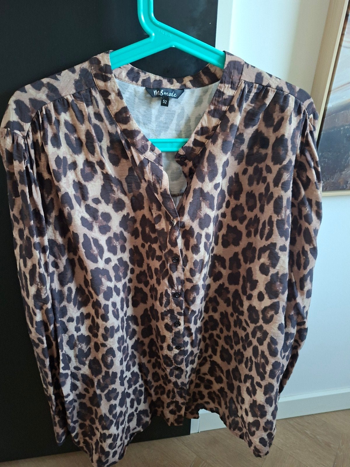 MS Mode blouse maat 52, Kleding | Dames, Bruin, Blouse of Tuniek, Ophalen of Verzenden, Zo goed als nieuw
