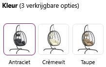 Hangstoel + standaard egg eenpersoons swing GRATIS BEZORGD, Hangstoel, Verzenden, Zwart, Nieuw