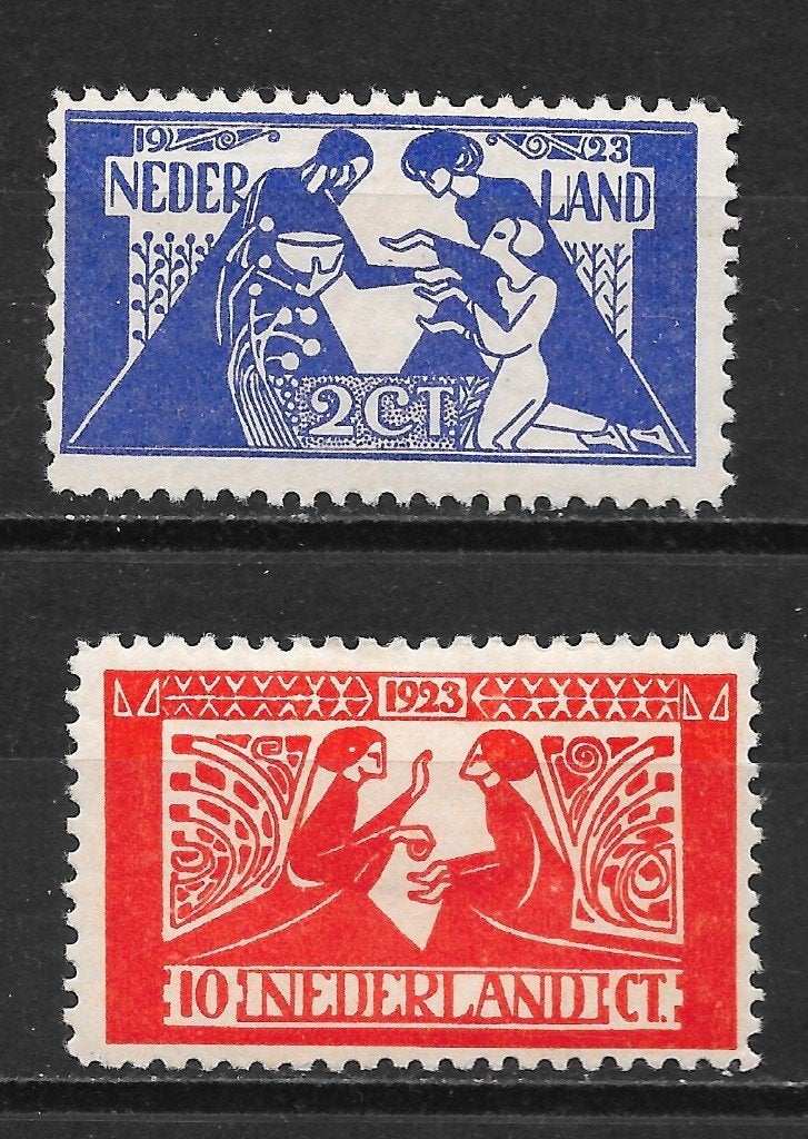 Nvph 134-35 ongebruikt cw 45,00, Ophalen of Verzenden